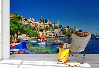 Fototapeta Chalki Rhodos 1568